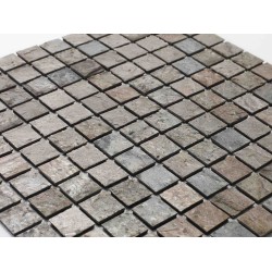 Marmox Slicedstone Mosaics - Beige Stone/Copper Stone/Slate