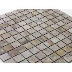 Marmox Slicedstone Mosaics - Beige Stone/Copper Stone/Slate