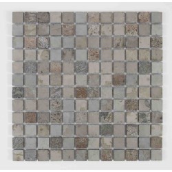 Marmox Slicedstone Mosaics - Beige Stone/Copper Stone/Slate